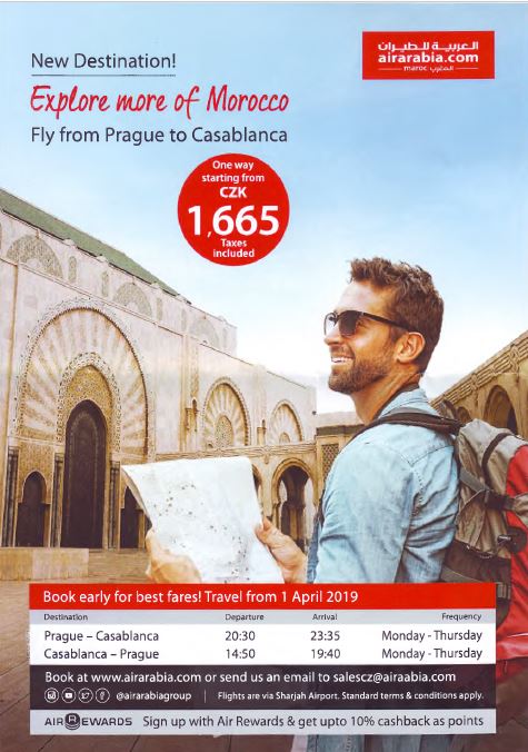 Flyer de promotion AirArabia